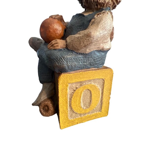 Vintage Tom Clark Alphabet Block O Gnome Figure 1993 Numbered 62 Estate 3.75" - Picture 3 of 5